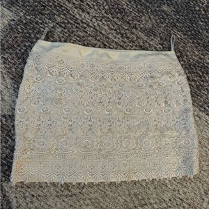 Lace mini skirt Size Small